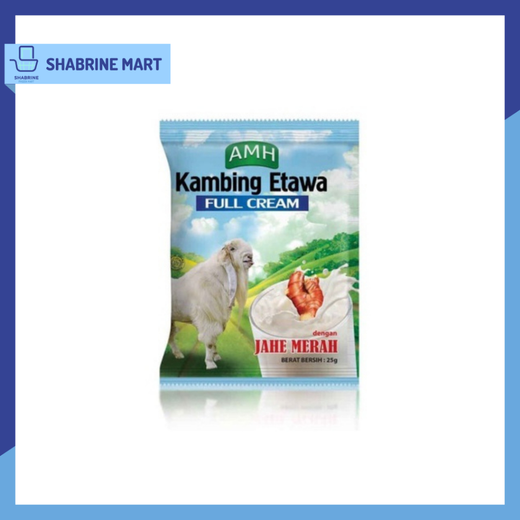 

Susu Kambing Etawa AMH Plus Jahe Merah Asli Kemasan Sachet 1pcs