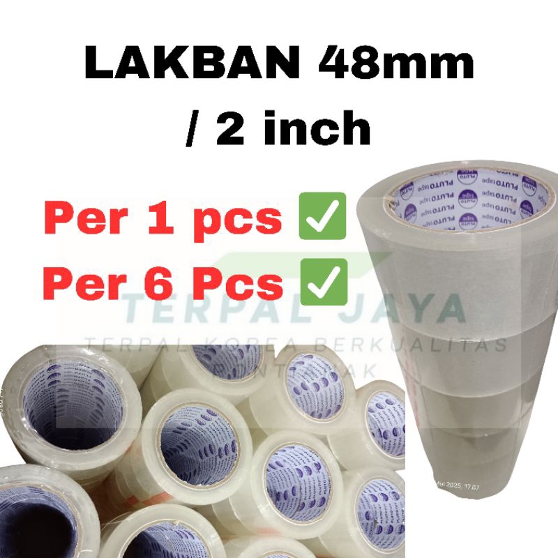 

LAKBAN BENING MURAH 48mm KUAT DAN BERKUALITAS PANJANG 90 YARD