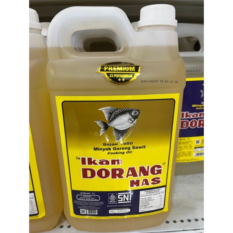 

minyak goreng ikan dorang mas 5 liter