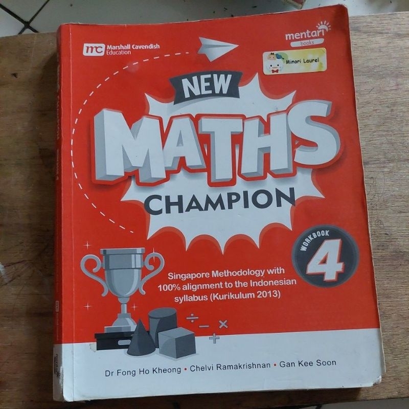 NEW MATHS CHAMPION WORKBOOK 4