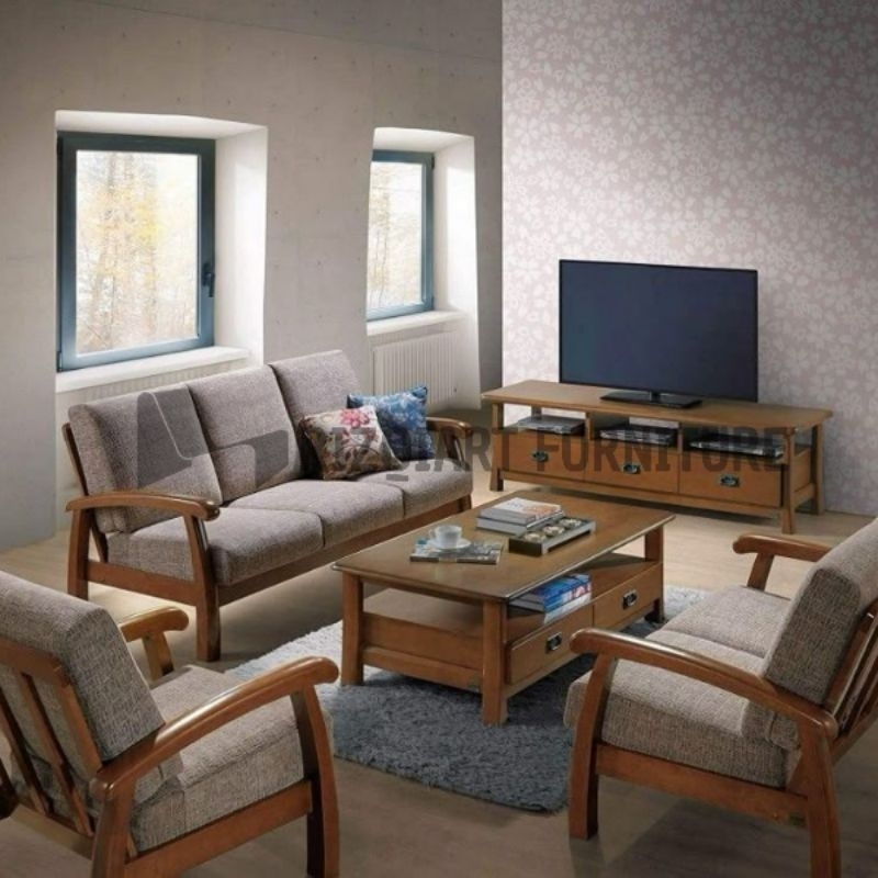 SET SOFA JATI SET SOFA MINIMALIS SOFA KELUARGA KURSI SANTAI KURSI TAMU