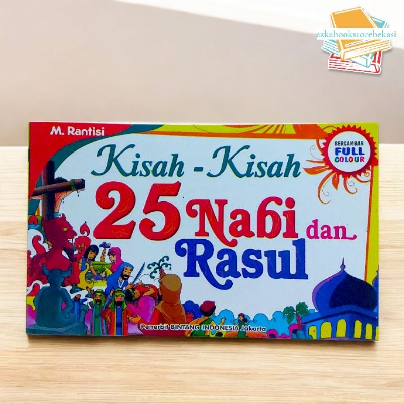 Buku Kisah-Kisah 25 Nabi dan Rasul Bergambar Full Colour 80 Halaman (15×25cm)