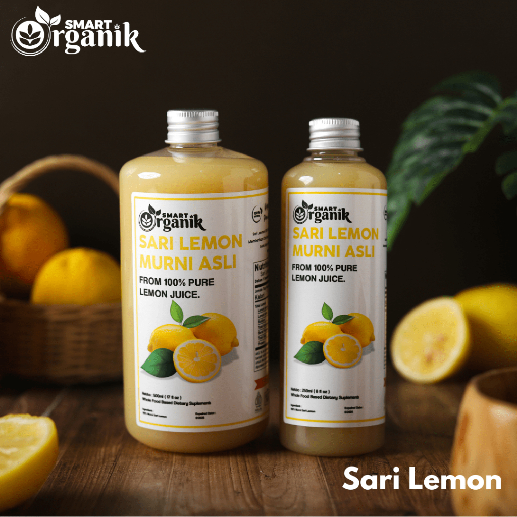 

Sari Lemon Murni/Air Lemon Fresh / Pure Lemon Juice Asli / Menjaga Imunitas Tubuh SMART ORGANIK