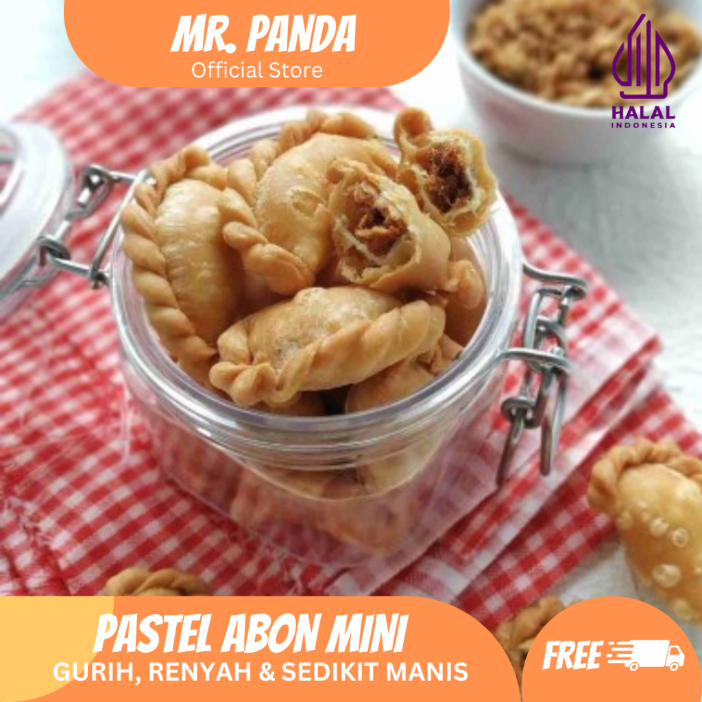 

Pastel Mini Isi Abon Asli Bercampur Rasa Gurih Manis Asin Renyah