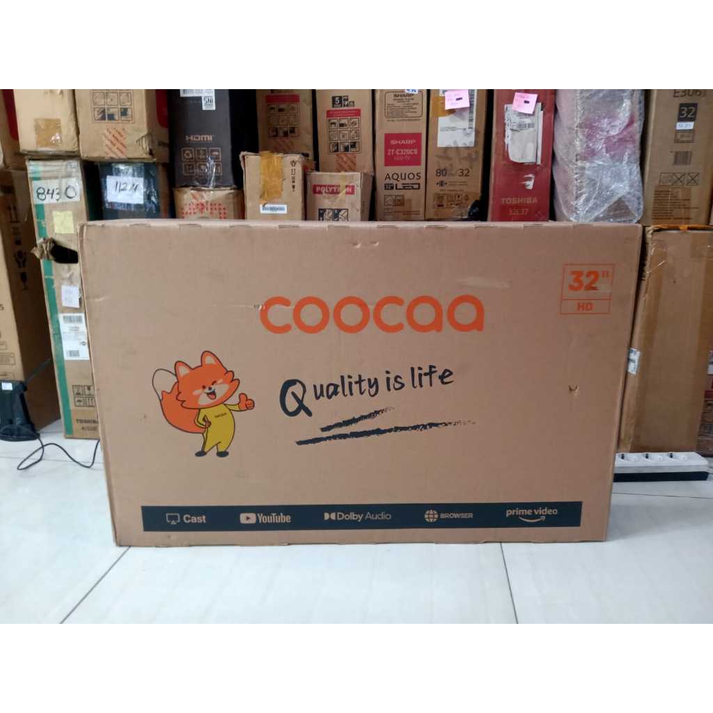 Digital TV Coocaa 32 Inch 32S3U Smart TV Coocaa 32Inci YOUTUBE