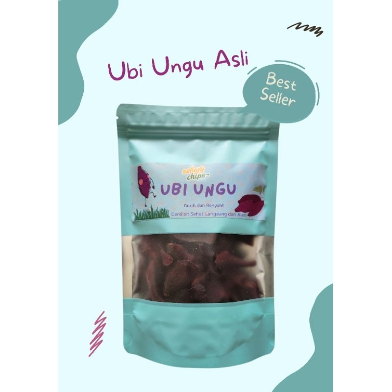 

Sellary Chips - Keripik Ubi Ungu 80gr Asli 100%