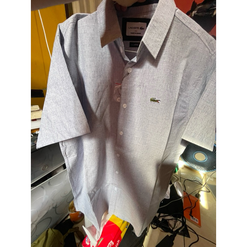 Kemeja Lengan Pendek Lacoste