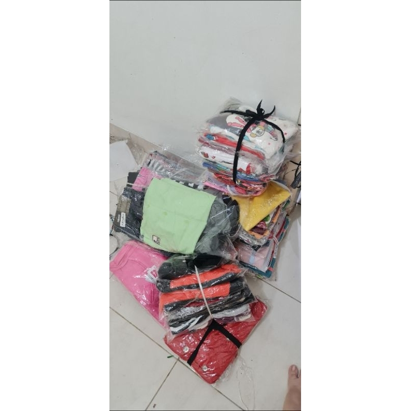 Obral Paket Usaha SALE TUTUP TOKO Borongan Baju Anak Campur Atasan kaos kemeja Oneset Stelan jacket 