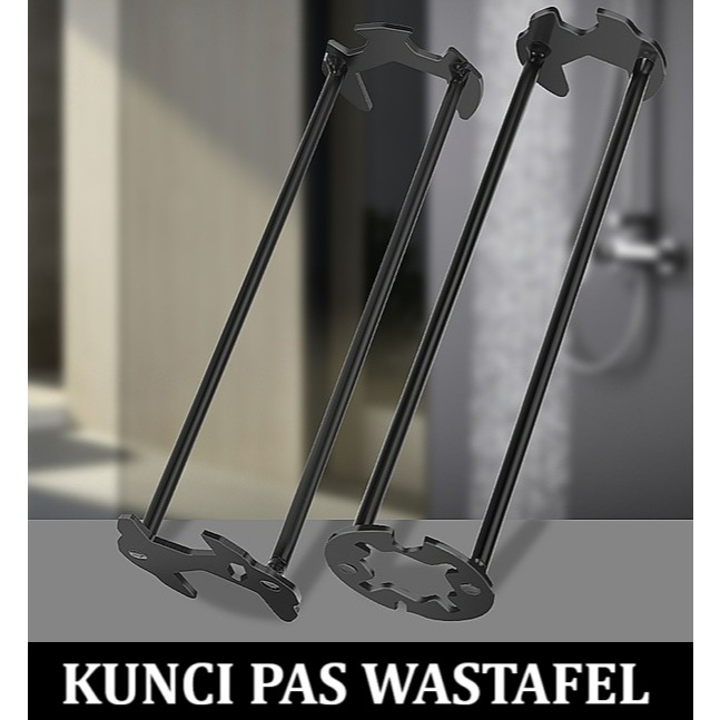 Kunci Pas Wastafel pembuka kunci sambungan pipa tempat cuci tangan kloset closet dishwasher saluran 