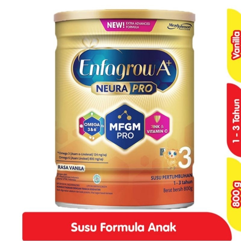 

Enfagrow A+ 3 Vanila 800G