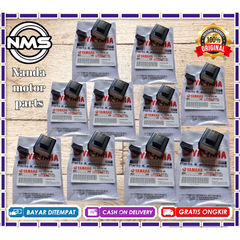 (GROSIR 10 PCS ) Flasher Flaser Relay Rilay Assy Otomatis Lampu Sein Sen Yamaha All Mio-J S Z M3 Nma