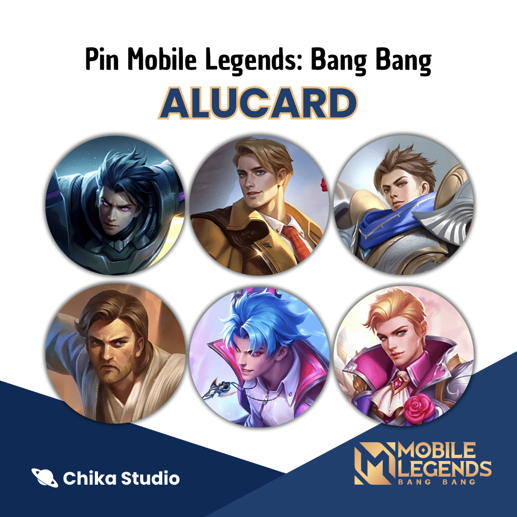 Pin Button Peniti Merchandise Mobile Legends: Bang Bang - Alucard