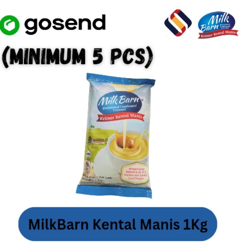 

GOSEND min. 5 pcs Milkbarn Susu Krimer Kental Manis Milkbarn 1kg