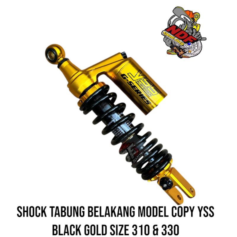 Termurah Shockbreaker Belakang Hitam Tabung Gold Vario 125 Vario 150 Tabung Modelcopy YSS G SERIES U