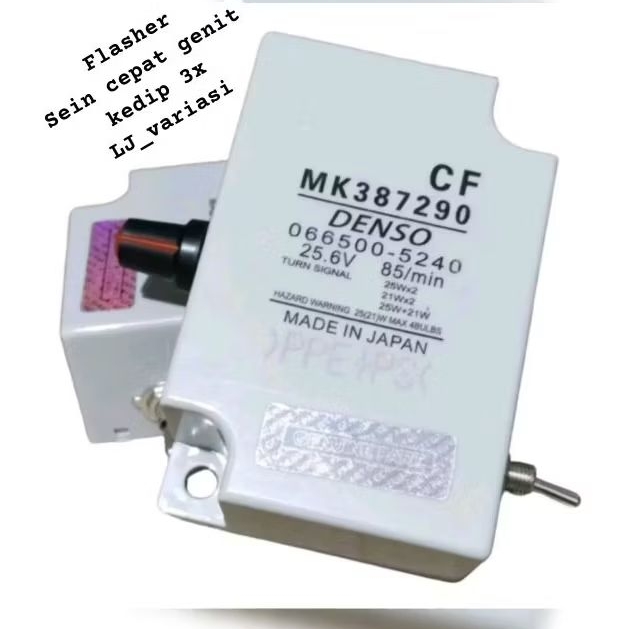 Flasher Sein Kedip Cepat 3 Mode Sein Genit Kedip 3x Kedip 2x PNP Mobil Pickup Truk / Bus