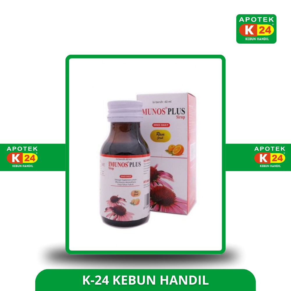 IMUNOS PLUS SYRUP 60 ml Sirup Vitamin Daya Tahan Tubuh Imunitas Anak