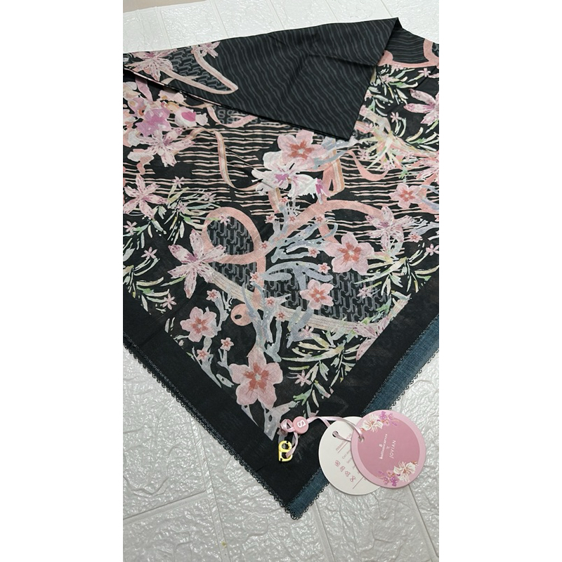 paradiso black buttonscarves new no box