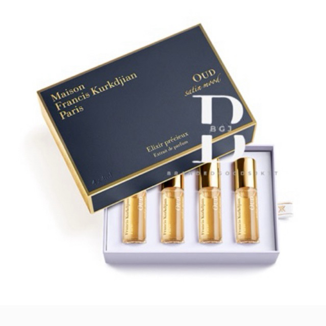 MFK OUD SATIN MOOD ELIXIR 4x4ML ROLL ON 100% ORIGINAL OFFICAL STORE