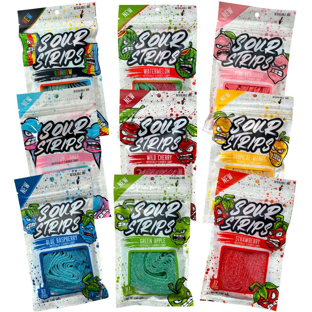 

Sour Strips Actual Sour Candy