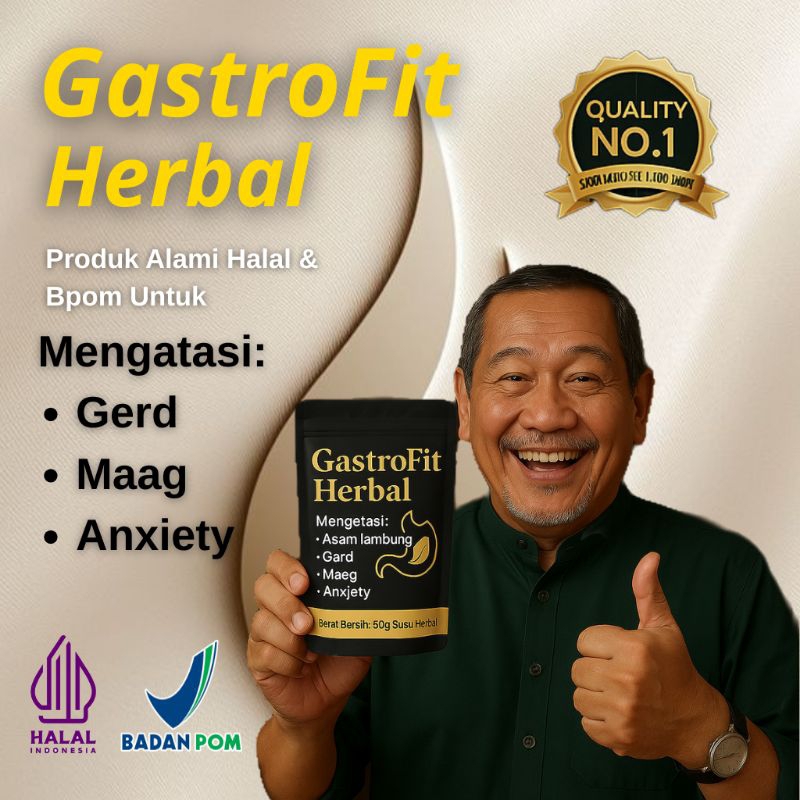 

GastroFit Susu Herbal - Solusi Asam Lambung Sembuh Total - Halal & Bpom