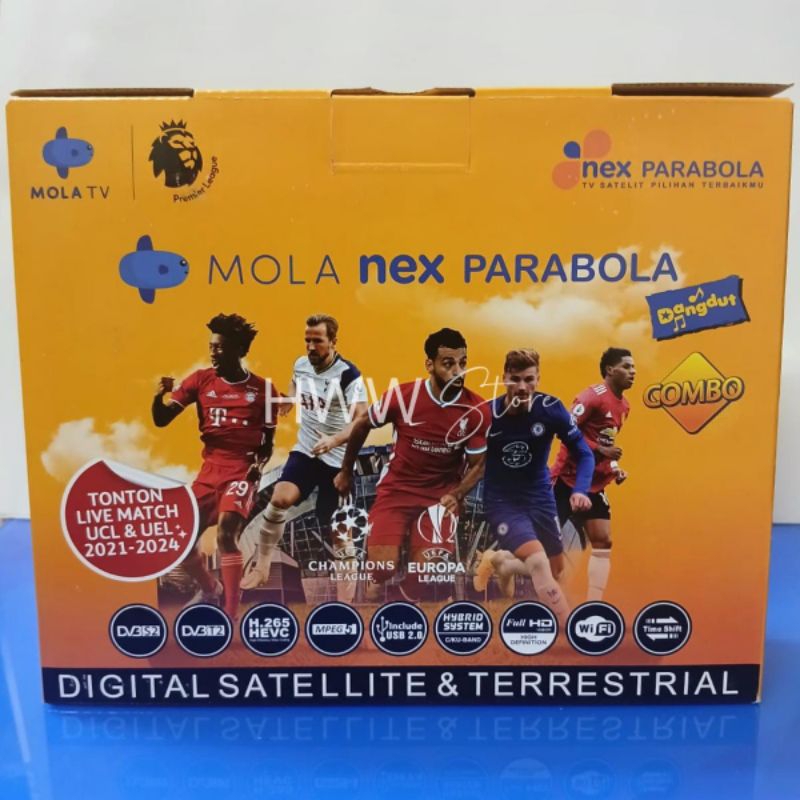 NEX PARABOLA COMBO KUNING RECEIVER PARABOLA