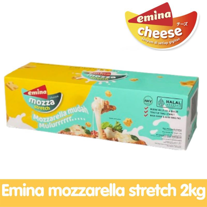 

IO Keju Emina Mozza/Mozzarella Stretch 2kg