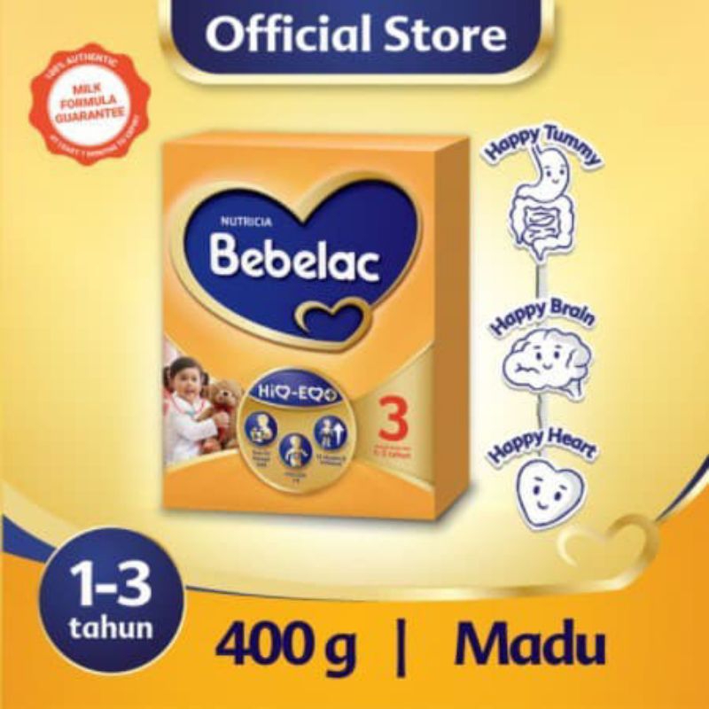 

Bebelac 3 Vanilla/Madu 400 gram