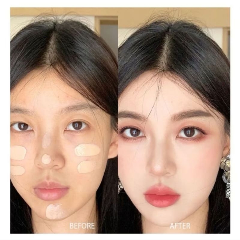 Alas bedak foundation concealer matte dan ringan