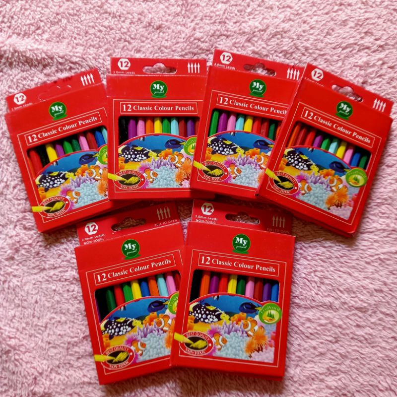 

NC- Pensil Warna Pendek Mini MY PENCIL/ Color Pensil Isi 12/ Alat mewarnai