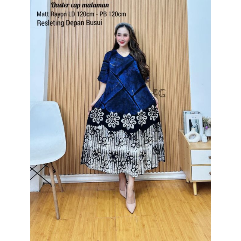 Daster batik twill rayon super premium || Daster jumbo dan murah || Daster kekinian || Daster terbar