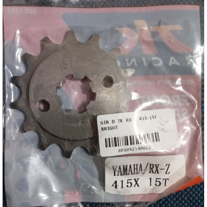 Gir TK depan 415 15 RXKing Rxz Vixion MX Jupiter Z F1ZR Vega Gear depan Original Tk Racing