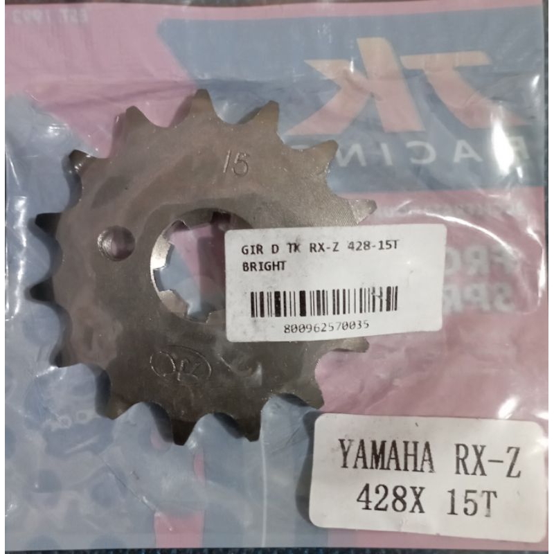 Gir depan TK racing 428 15 RXKing Rxz Vixion MX Jupiter Z F1ZR Vega Gear depan Original Tk Racing