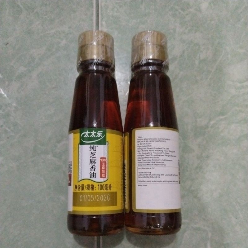 

minyak wijen 100% merek totole sesame oil 100ml