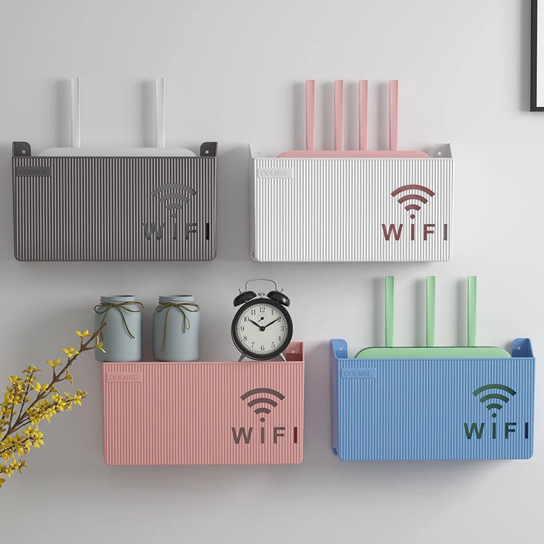 Baru Rak Kotak Wifi Tempat Wireless Wifi Router Dekorasi Dinding Minimalis Serbaguna  Rak Dinding Ga