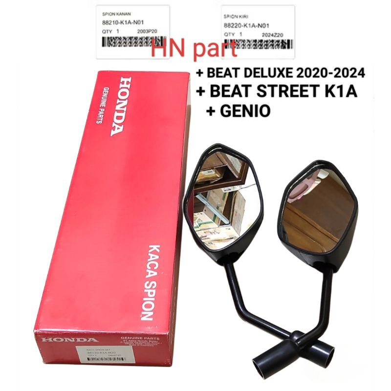 KACA SPION SET KANAN KIRI BEAT DELUXE 2020-2024 BEAT STREET K1A 2020-2024 AHM