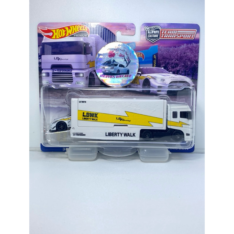 Hot Wheels Team Transport 2023 LBWK R35 GTR Flipsider Hauler LB-SILHOUETTE GT NISSAN 35GT-RR VER.2