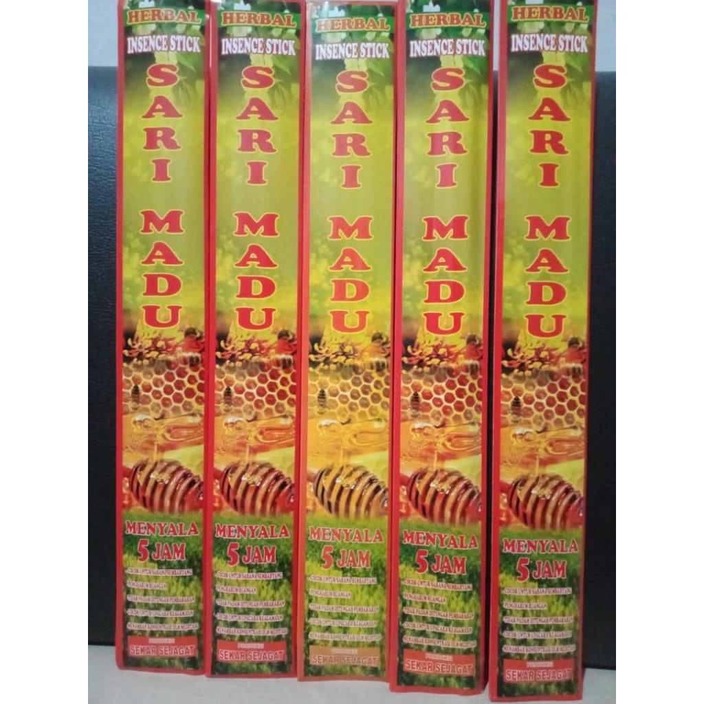 Dupa Sekar Sejagat 5 Jam Aroma Sari Madu - Hitam