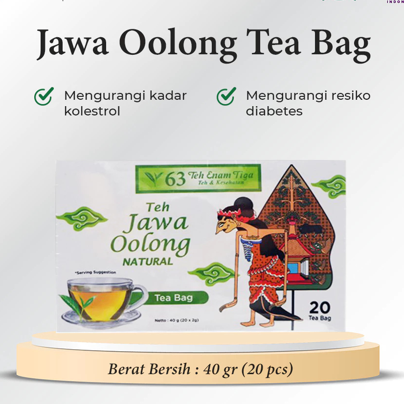 

Teh 63 Jawa Oolong Natural Teabag