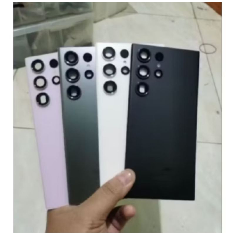 Backdoor Tutup Belakang Samsung S23 Ultra + Ring Kamera Samsung S23 Ultra