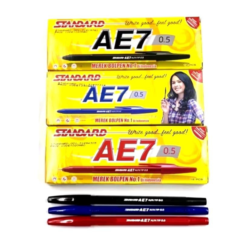 

Pulpen standar AE7 isi 12 Pcs