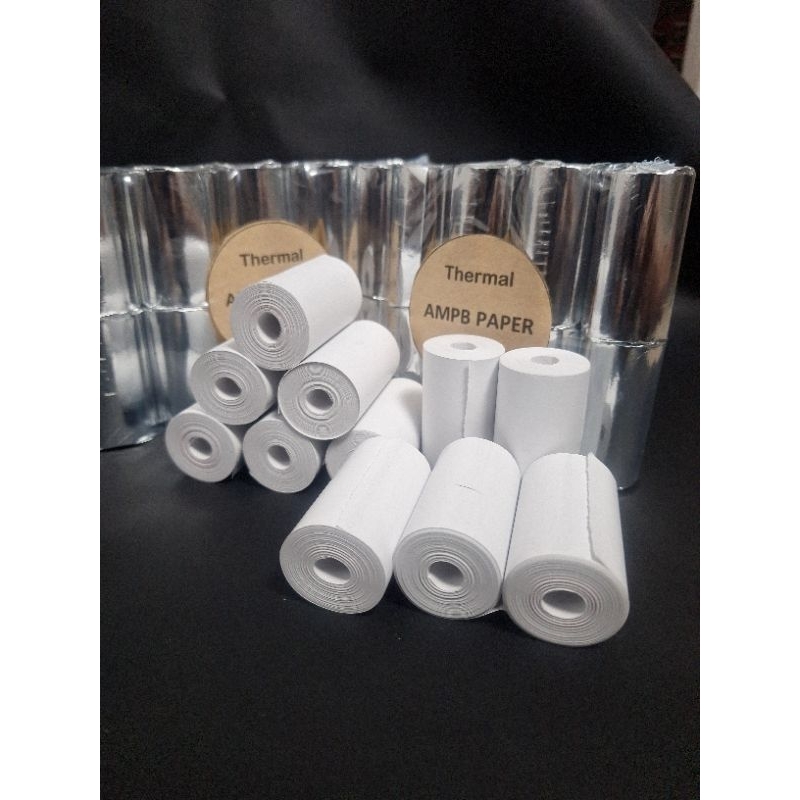 Isi 10 Roll Kertas Struk Kasir/Label Kasir/Thermal Kasir/Struk Label kasir