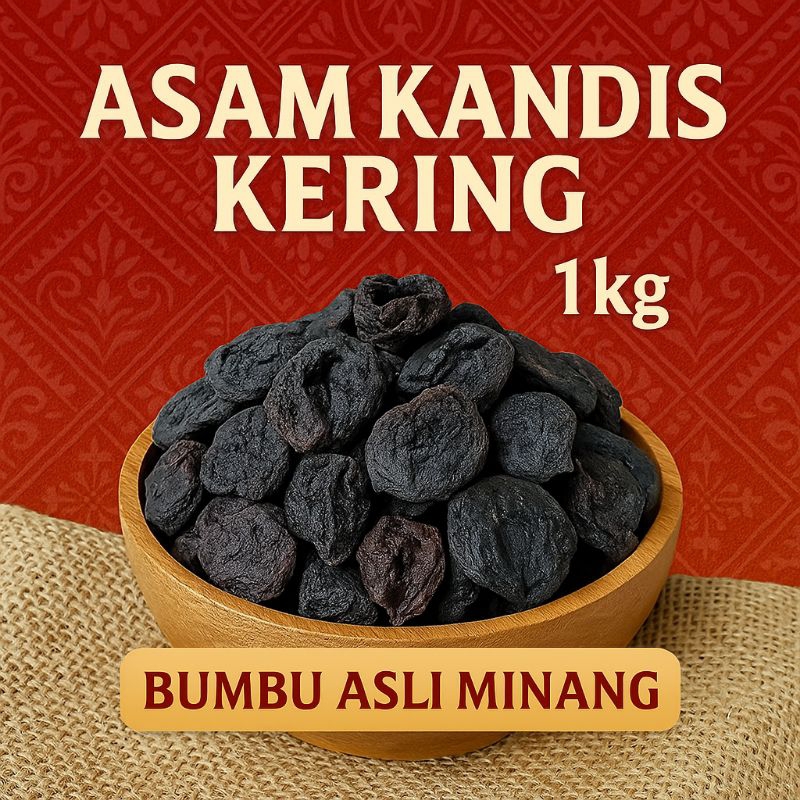 

Asam Kandis Kering 1kg – Bumbu Dapur Khas Minang untuk Rendang & Gulai Padang
