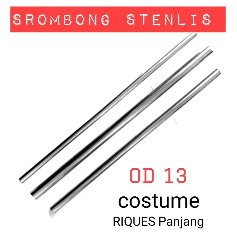 Pipa stenlis OD: 13 / OD 16 / OD 19