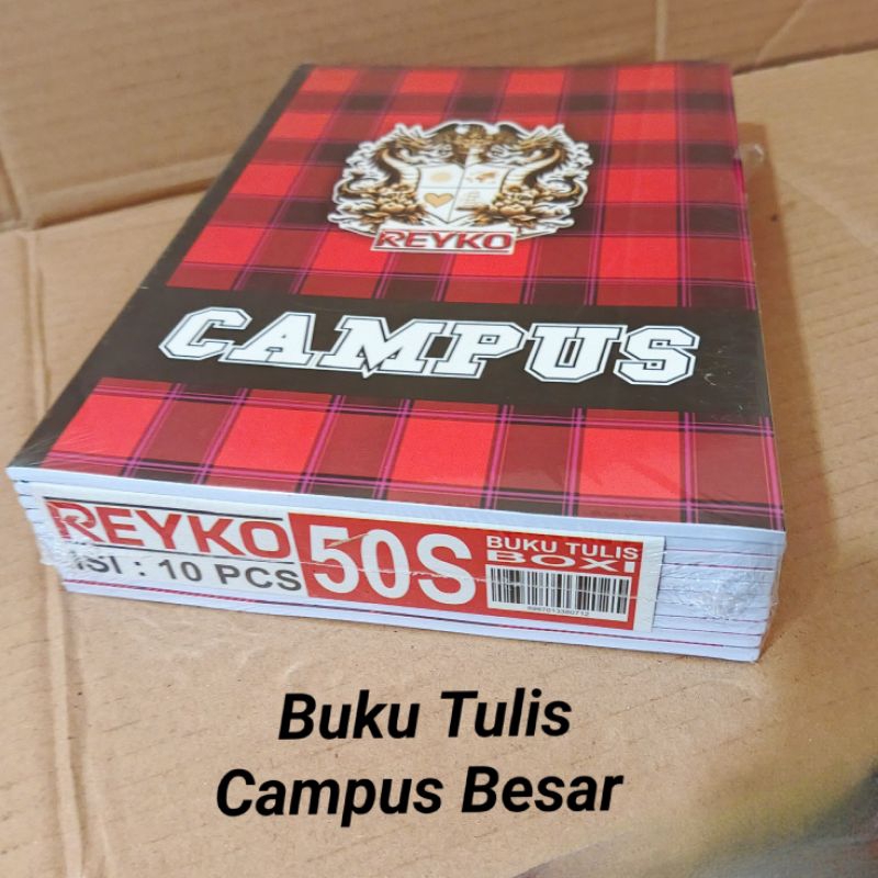 

1 Pak Buku Tulis Campus Besar 50 Lembar Isi 10 Pcs