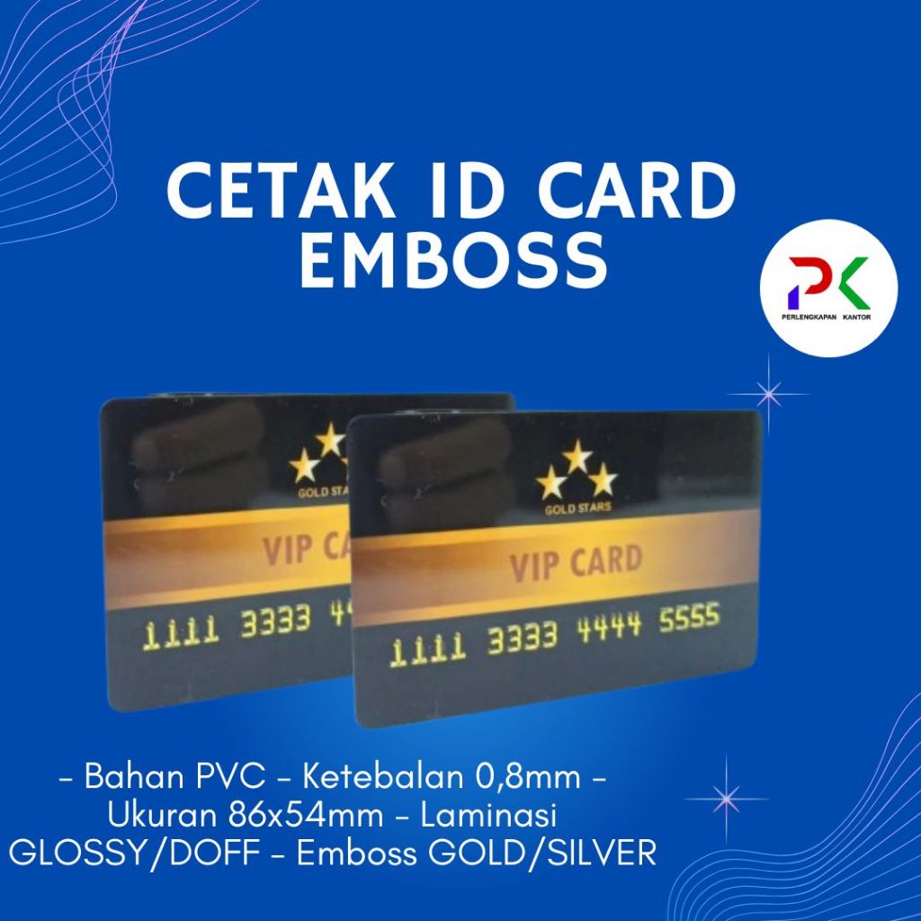 

Cetak Kartu Emboss Cetak IDcard Emboss HURUF TIMBUL member card emboss
