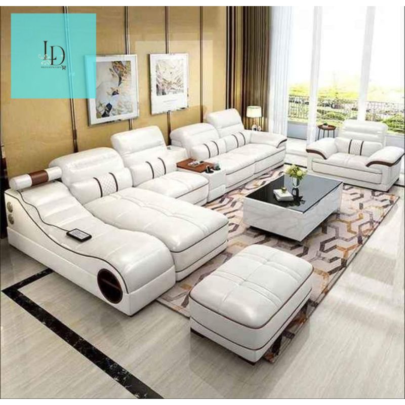 sofa L sofa ruang tamu sofa minimalis sofa modern sofa kulit