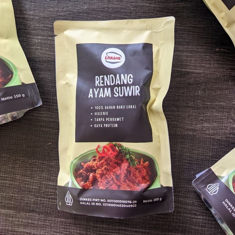 

Lokana Rendang Ayam Suwir Siap Saji (250 Gram)