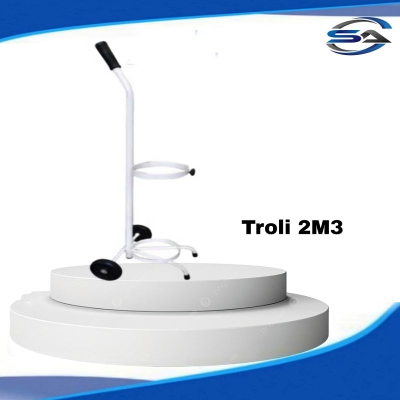 Troli Tabung oksigen 2m3