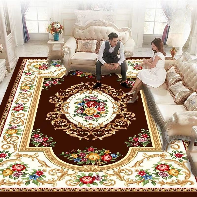 Karpet berukuran besar 200×300cm, karpet bergaya Muslimah untuk ruang tamu dan ruang doa multifungsi