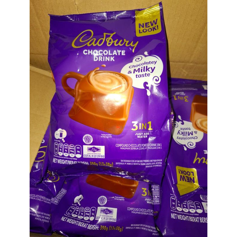 

Cadbury 3in1 Chocolate Drink 18bks 1dus